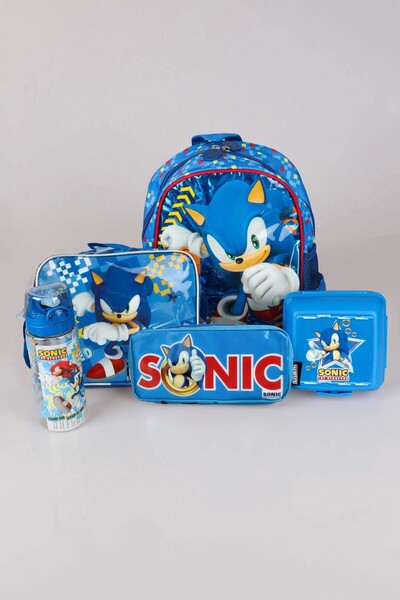 Sonic YENİ SEZON LİSANSLI TEK BÖLMELİ KÜÇÜK BOY 32 CM ANAOKUL ÇANTASI,BESLENM...