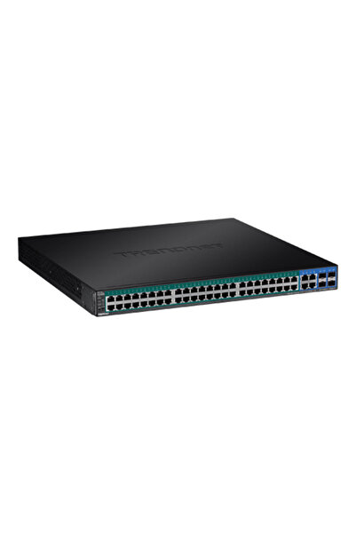 TRENDnet Switch cu 52 de porturi Gigabit Web Smart, 48 x PoE+, 4 x Gigabit/SF...