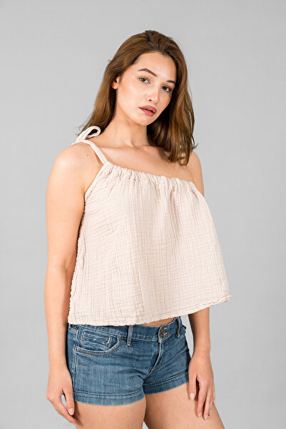 ASC SUN Single Shoulder Muslin Blouse