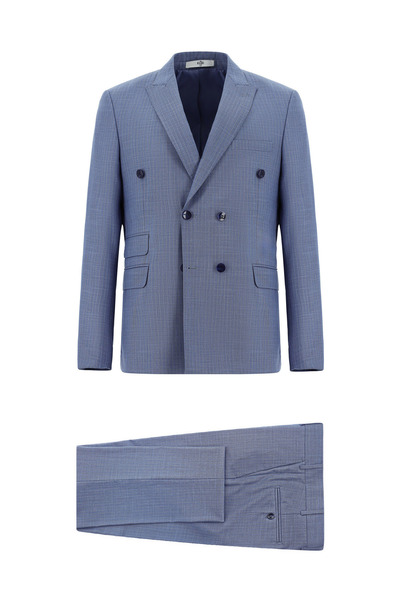 Kiğılı Super Slim Fit Extra Slim Fit Striped Double Breasted Suit