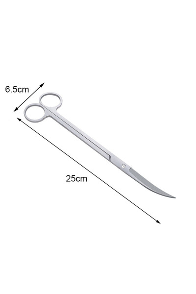 Choice5 مقص منحني، أدوات مقص حوض السمك، ملقط، نباتات، مقص موجة، عشب، منظف من ...