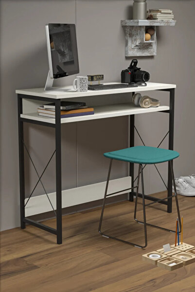 issevenler Bilgisayar Çalışma Masası Beyaz