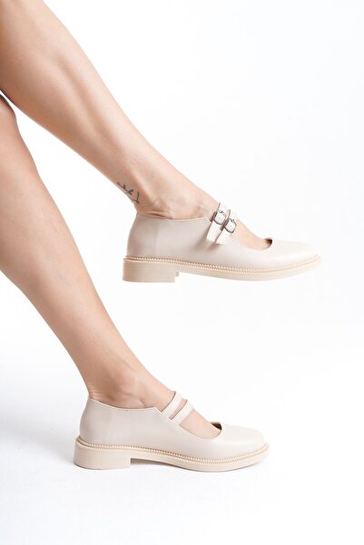 SH SİLVER MODA Kadın Loafer Makosen Casual Tokalı Günlük Yumuşak Ayakkabı