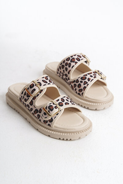 SH SİLVER MODA Papuci de damă cu cataramă dublă