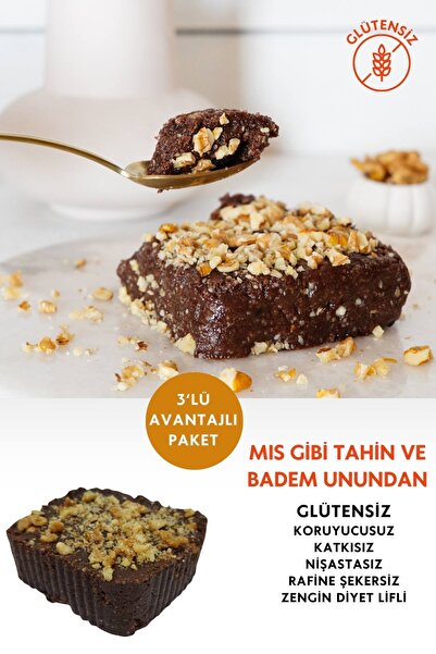 Genel Markalar Cevizli Kakaolu Glutensiz Vegan Rafine Şekersiz Yaz Helvası 3'lü Avantaj Paketi (250 grx3)