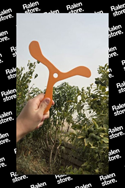 Boomerang Eğlence Oyuncağı Turuncu | 25cm ( Yüksek Kalite 3D Baskı PLA )