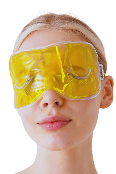 Vanaca Grup Buz Göz Maskesi Göz Altı Torbası Şişlik Giderici Uyku Bandı Soğuk Kompres Göz Maskesi