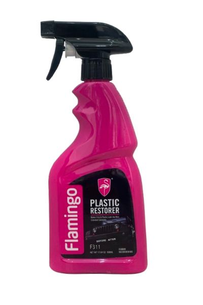 Flamingo بخاخ حماية ولمعان البلاستيك 500 مل F 311