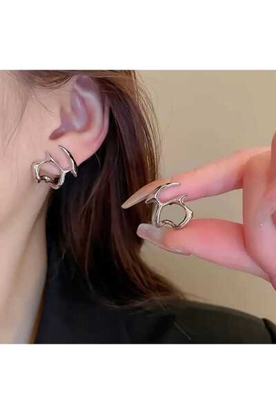 Bacoss MODERN MİNİMALİST HİP HOP KULAK İÇİ KÜPE (BC-1233 )