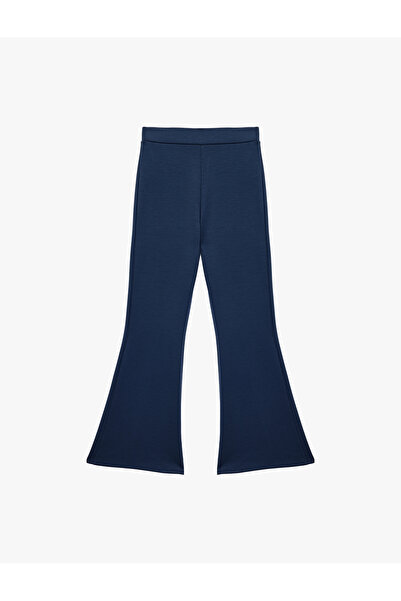 Koton Scuba Kumaş Slim Fit İspanyol Paça Pantolon