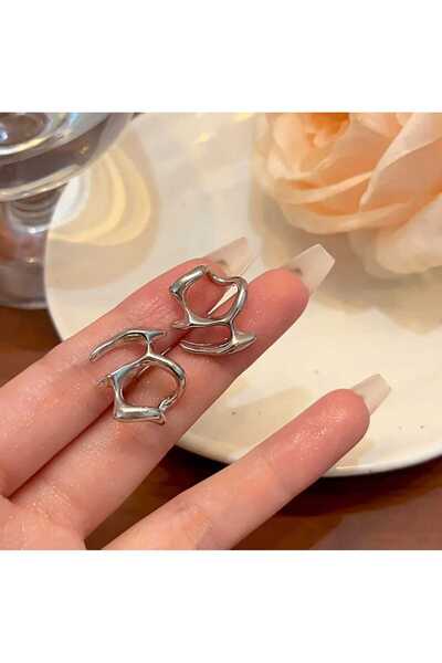 Bacoss MODERN MİNİMALİST HİP HOP KULAK İÇİ KÜPE (BC-1233 )