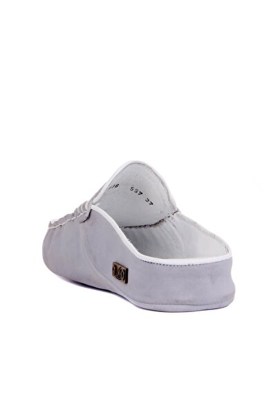 SailLakers - Gray Nubuck Women's House Slippers 109-557-X