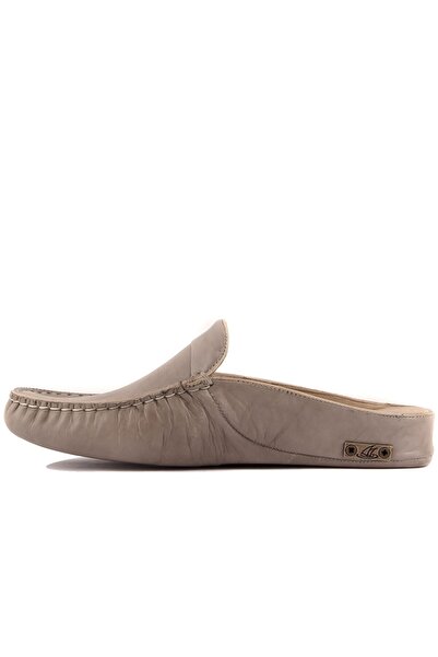 SailLakers - Ανδρικές παντόφλες από δέρμα βιζόν 110-547-X