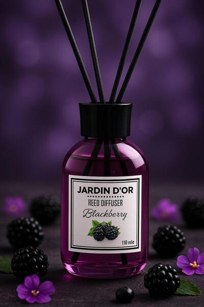 JARDIN D'OR Blackberry Reed Dıffuser Çubuklu Oda Kokusu 110 Ml 8681529300202