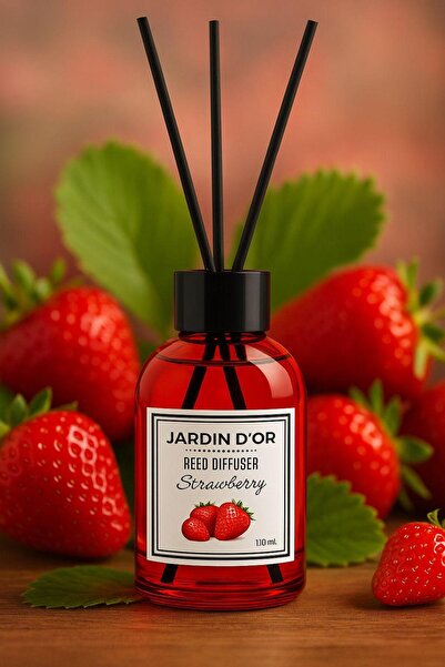 JARDIN D'OR Strawberry Reed Dıffuser Çubuklu Oda Kokusu 110 Ml 8681529300332