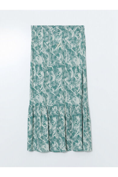 LC Waikiki Fusta A-Line cu model cu talie elastică