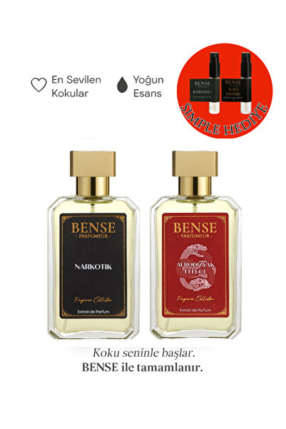 Bense Narkotik & afrodızzyak Effect İkili Set (Extrait de Parfum)