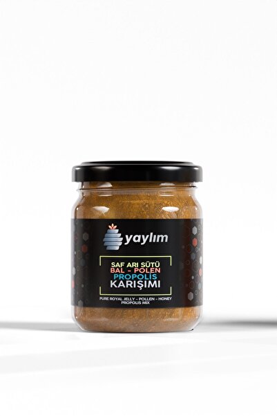 Yaylım Arı Sütü, Bal, Polen ve Propolis Karışımı 240g