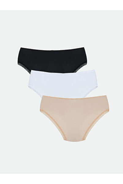 LC Waikiki Lace Detailed Hipster Panties 3 Pack
