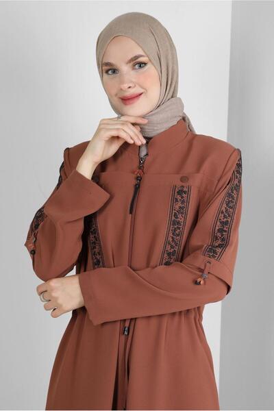 Alvina PATTERNED BELTED ZIPPERED PARDES 10731
