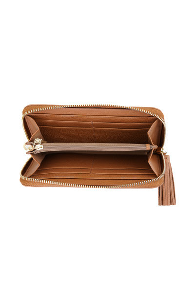 Desa Kathleen Brown Women's Leather Wallet