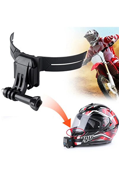 outfire Hızlı Çıkarılabilir Motosiklet Kaskı Çene bağlantı Aparatı- Yapışkanlı
