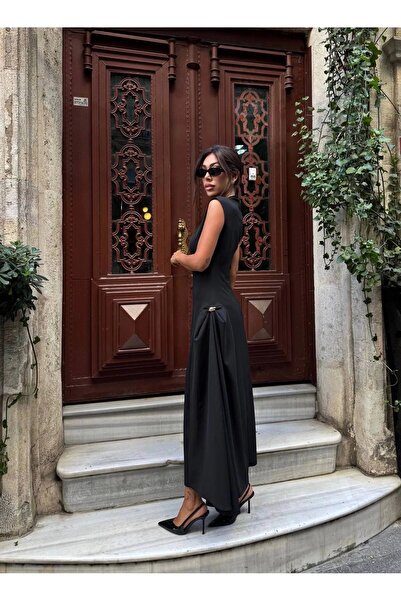 Diemmood Kadın Vatkalı Maxi Elbise