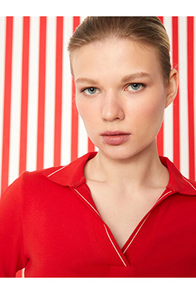 LC Waikiki Новий сезон Жіноча футболка з поло - S5M725Z8