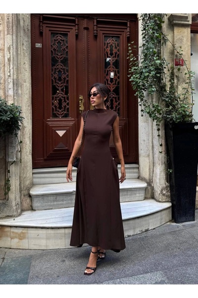 Diemmood Women's Padded Maxi Dress