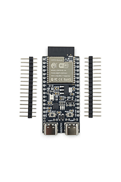 QSZNTEC لوحة تطوير N4 ESP32-C6-DevKitC-1 لوحة ESP32 N4 الأساسية 4 ميجابايت فل...