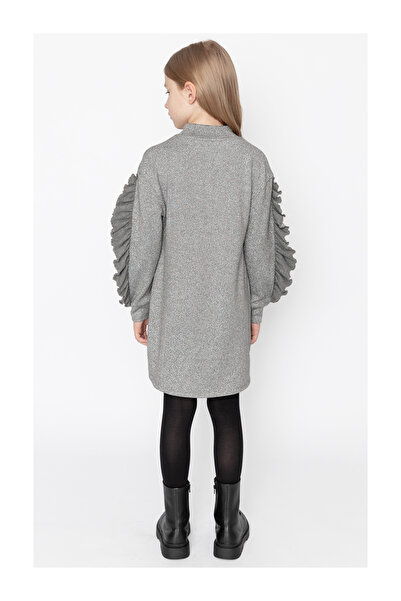 SheShe Velvet Bow Ruffle Dress