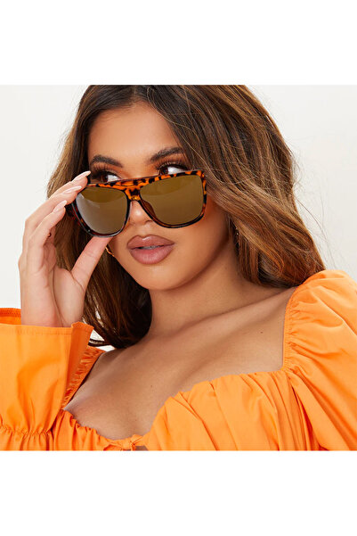 Intisimo Sunglasses, Women, UV400 Protection, Leopard, Brown/Black