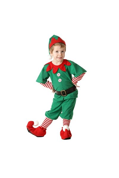 OEM Costume de Craciun de Halloween, Textil, Verde 150 cm