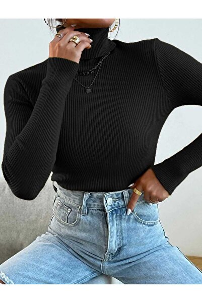 Intisimo Bluză, Costum, Slimfit, Tricotaj fin, Dungi subțiri, Viscoză, Negru ...