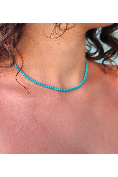 NEMOR STUDIO Turquoise Natural Stone Necklace |   Serenity & Elegance
