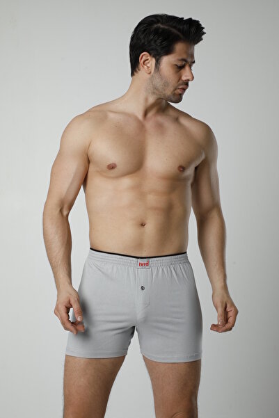 Hmd Men's Cotton Combed Single Jersey Boxer - Comfortable Fit, Elastic Waistband, Suitable for Daily Use