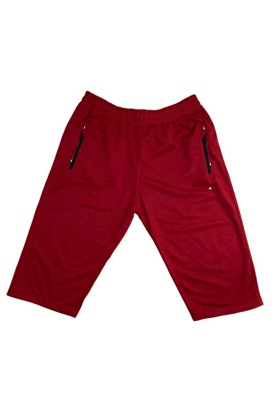 Intisimo Three Quarter Pants, For Men, Bordeaux Red - XL