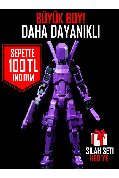 Robot Dummy Yeni Version Robot Dummy Titan 13 Tüm Eklemleri Hareketli Aksiyon...