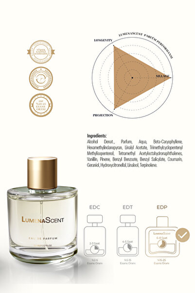 LumenaScent L301 Kadın Parfüm Oriental Edp 50 ml