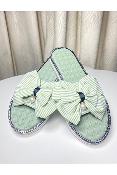 Intisimo Papuci de damă, Jomix, cu fundă, verde - 39