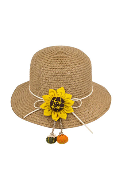 Intisimo Pălărie de Paie, Fetițe, Floarea-soarelui, Maro