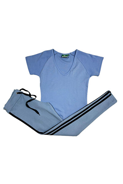 Intisimo Γυναικείο Σετ Home, Μπλουζάκι + Κολάν, Μπλε - S