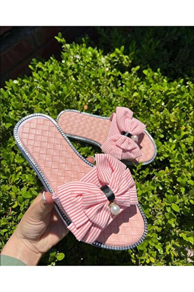 Intisimo Γυναικείες Παντόφλες, Jomix, Φιόγκος, Ροζ - 36