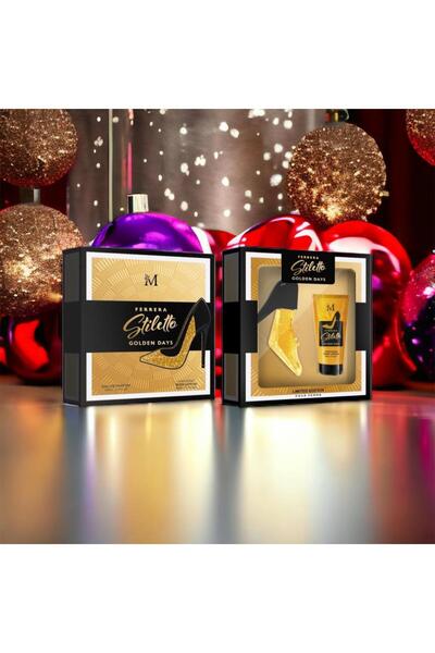 Intisimo Set Stiletto Golden Days, Femei, Parfum 50 ml + Loțiune de corp 50 m...