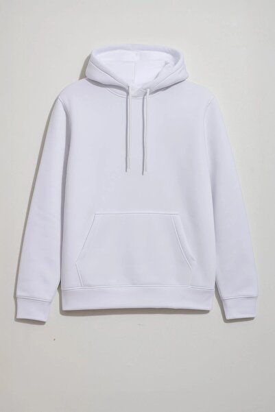 MARKAPIA Мъжка суитшърт с качулка, джобове и подплата от полар