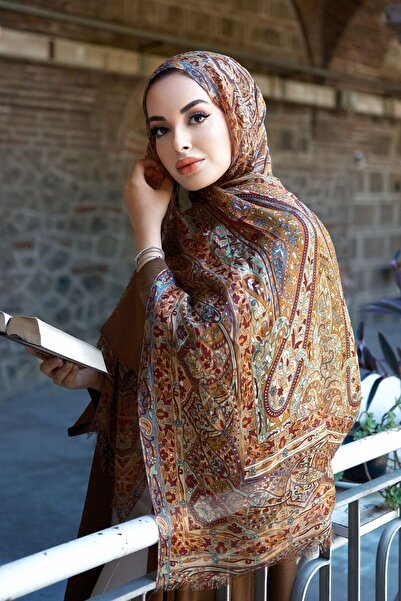 kermeipek %100 HİNT İPEĞİ ŞAL 70X180