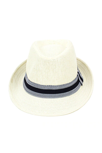 Intisimo Ανδρικό Καπέλο, Με Κορδέλα για το Μαλλιά, Ψάθινο, Κρεμ