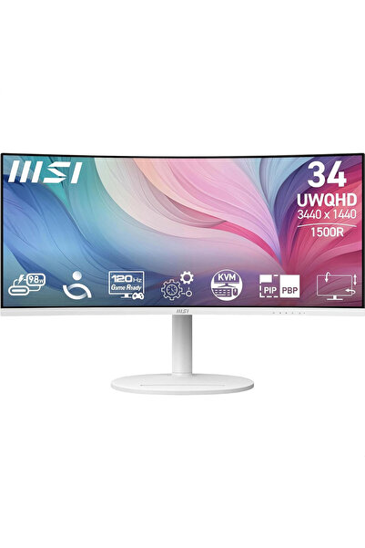 MSI Modern MD342CQPW 34" 120Hz 1ms UWQHD VA Curved Gaming (Oyuncu) Monitör