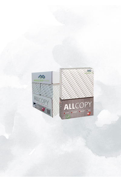 YAPIYORSUN Alkim ALLCOPY Kağıt Fotokopi Kağıdı A4- 1top-500sayfa - 80g/m2 (21x29,7)a4 Kağıdı