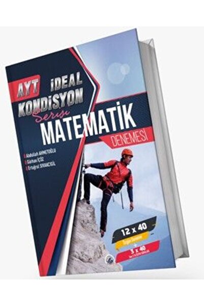 Hız ve Renk Yayınları İdeal Yayınları AYT Matematik Kondisyon 12 X 40 Denemesi